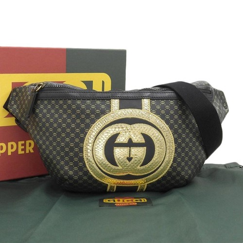 GUCCI Bag: Waist Bag 536416 525040 Black W40H20D6cm w/box dust bag;