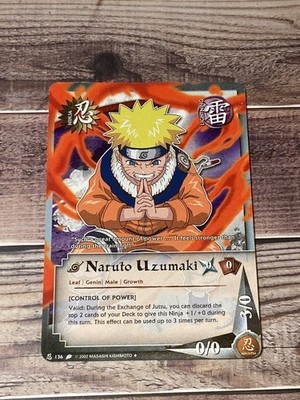 Bandai Naruto Ccg Naruto Uzumaki 136 Revenge And Rebirth Uncommon