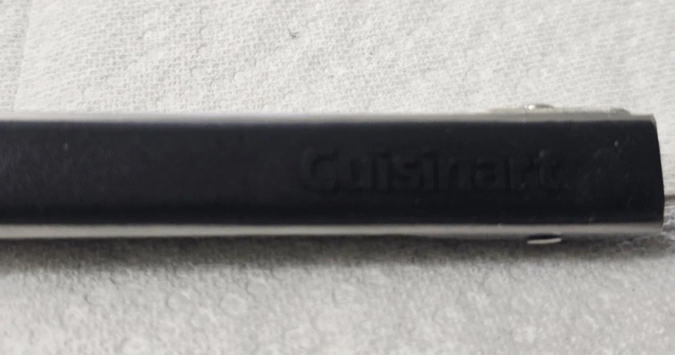 Pinzas de cocina Cousinart Kitchen 9" de silicona y acero inoxidable resistentes al calor Foto 3 de 4