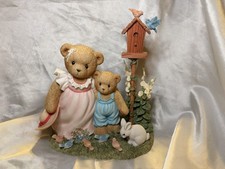 Signed Cherished Teddies Bronte And Gage  Fin...