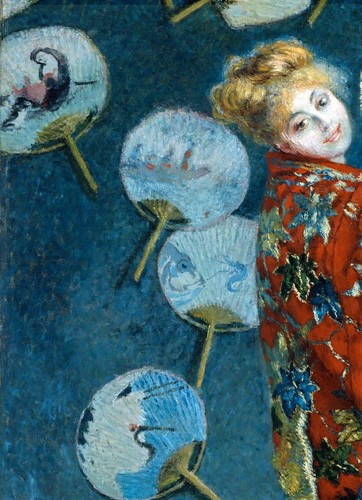 Claude Oscar Monet Camille Monet Japanese Costume 30x18 Canvas Print Unframed - Picture 4 of 4