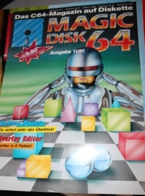 Magic Disk 64 11/91 1991 Commodore 64 (Disk, Cover) working classic 8-bit