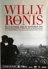 Willy Ronis•Place de la Bastille 2005•Paris•Lovers•69" X 47" Poster RARE ROLLED