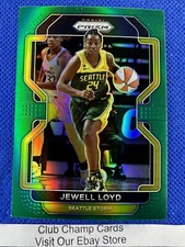 2022 #77 Jewell Loyd WNBA Panini Prizm Basketball Green Prizm Storm