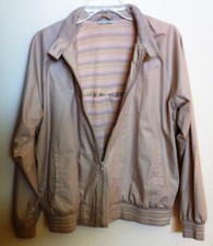 Nwot! Classic Preppy Izod Lacoste Harrington G9 Golf Varsity Bomber Jacket L $$$