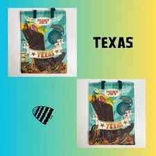 Trader Joes Re-useable Shopping Tote Gift Bag Texas State NEW