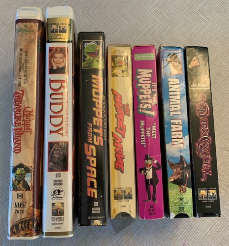 Jim Henson VHS Lot -The Dark Crystal, Buddy, It’s Muppets From Space Animal Farm - Picture 4 of 7