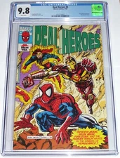 Real Heroes #4 CGC 9.8 from 1994 Pizza Hut Promotional wraparound cover