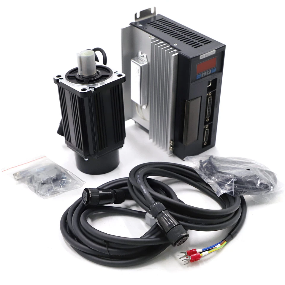 400W 1.27NM CNC AC Servo Motor NEMA24 220V Servo Driver Controller Kit 3000RPM - Image 4 of 4