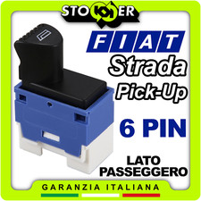 Pulsante Alzacristallo Interruttore Vetro Passeggero FIAT STRADA Pick-Up 6PIN