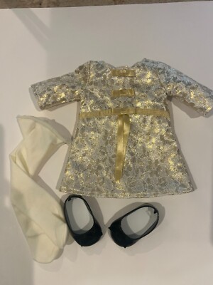 First Edition American Girl Doll  Melody's Christmas outfit shoes tights RETIRED