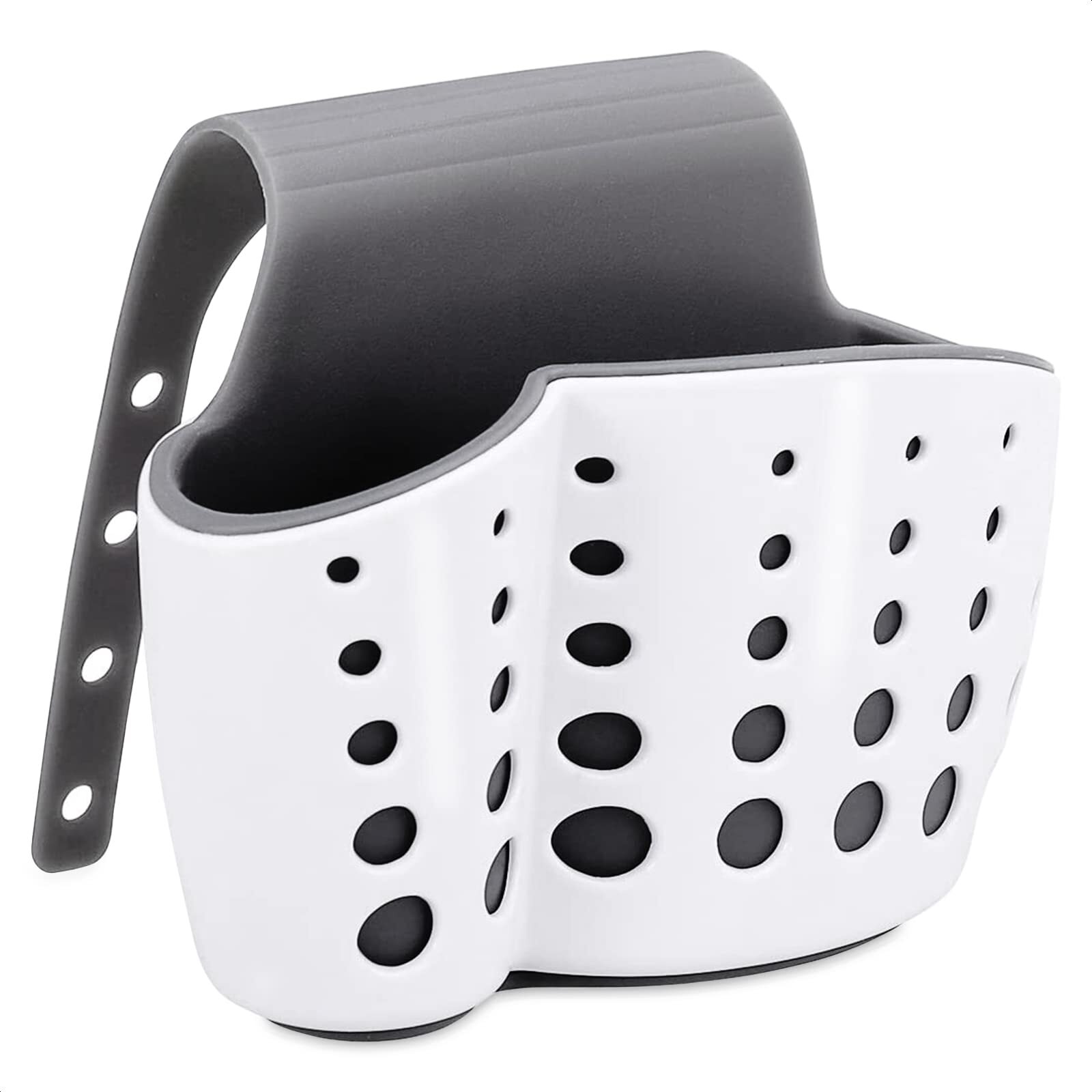 Silicone Sponge Holder For Kitchen Sink - Over The Faucet Sink Sponge Holder ...-image