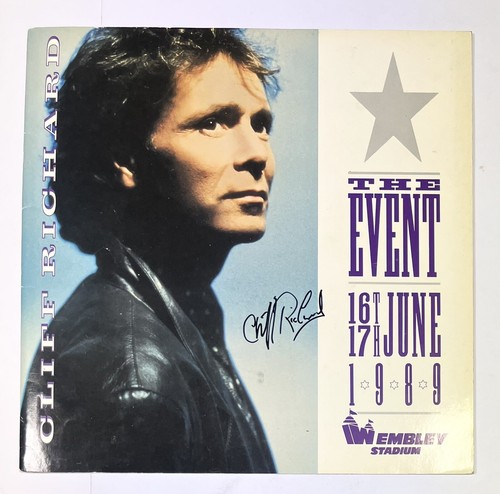 Cliff Richard - Autógrafo firmado ""The Event"" (1989) Londres Reino Unido programa de conciertos - Imagen 2 de 18