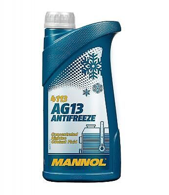 MANNOL Antifreeze AG13 Hightec 1L Frostschutz für KIA KTM KYMCOS LADA LANCIA - Bild 1 von 2