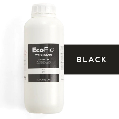 ECO - FLO PROFESSIONAL BLACK LEATHER WATER STAIN - 33.8oz/ 1 L bottle