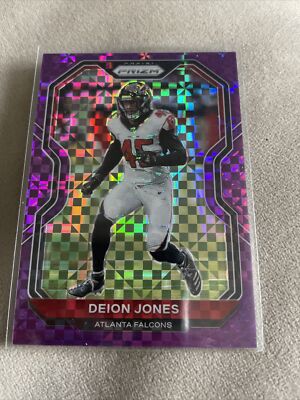 Deion Jones - 2020 Prizm Football - Purple Power /49 - Falcons - #230