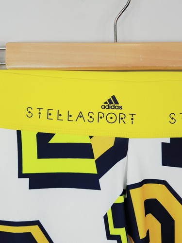 ADIDAS x STELLASPORT Womens Size M or 12 Calca Long Printed Tights NEW + TAGS - Picture 3 of 12