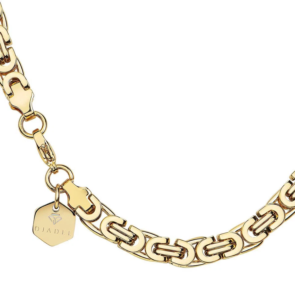 Herrenkette Gold vergoldet Königskette Kette 999er Gold 24 Karat B-Ware K6187DL - Bild 2 von 3