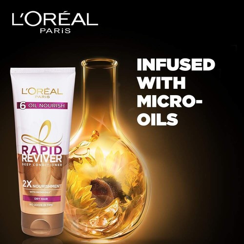 L'Oreal Paris Rapid Reviver Deep Conditioner für trockenes, geschädigtes Haar... - Bild 12 von 15