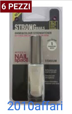 Deborah Nail Space Nagelverstärker Für Farbige Nägel 1 Persisistent White 6 Stk