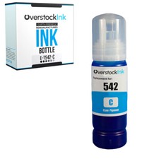 1PK Replacement for Epson 542 Cyan Ink Bottle for EcoTank Pro ET-16600 ET-16650