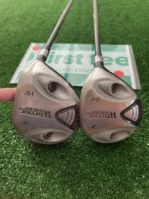 Warrior Custom Golf 3-7 Woods Set 15* And 24* Stiff Graphite Shafts