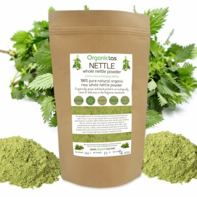 Ganze Brennnessel Pulver Kräuter Bio Tee Wildernte Premium Qualität BIO