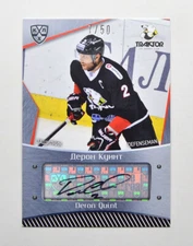 2015-16 Sereal KHL Autograph #TRK-A06 Deron Quint 07/50