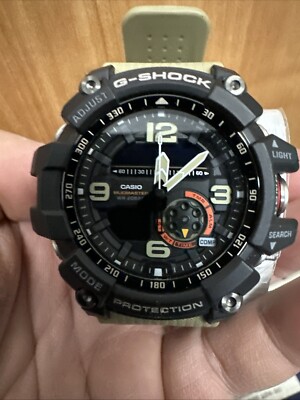 Casio Men's GG-1000-1A5CR G Shock Analog-Digital Display Quartz Beige Watch