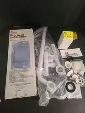 Mountain BDR20S22-2/BT Bath Waste Overflow Drain Neck WITH TRIM KIT BISCUIT