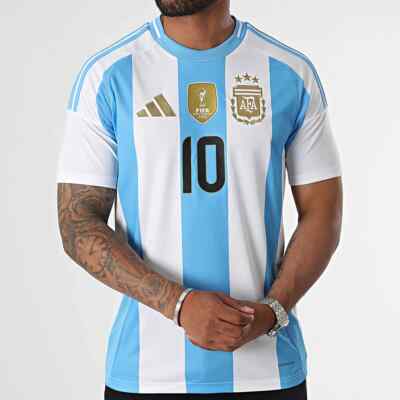 adidas Soccer Mens Argentina 24 Messi AEROREADY Home Jersey | eBay