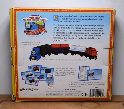 Thomas 5-Car Train Pack Thomas Hard at Work Learning Curve Thomas & Friends New - Picture 9 of 11