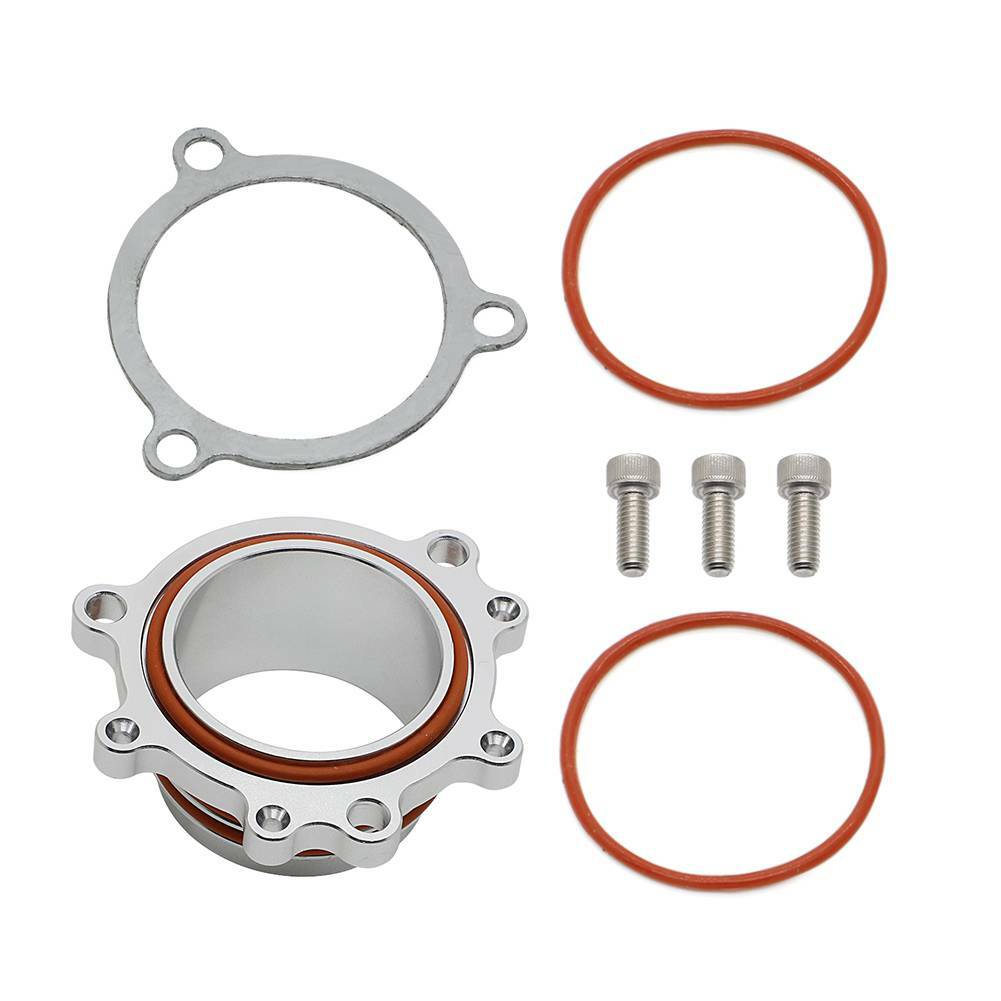 Billet Exhaust Head Tube Flange For Honda TRX250R ATC250R TRX ATC 250R