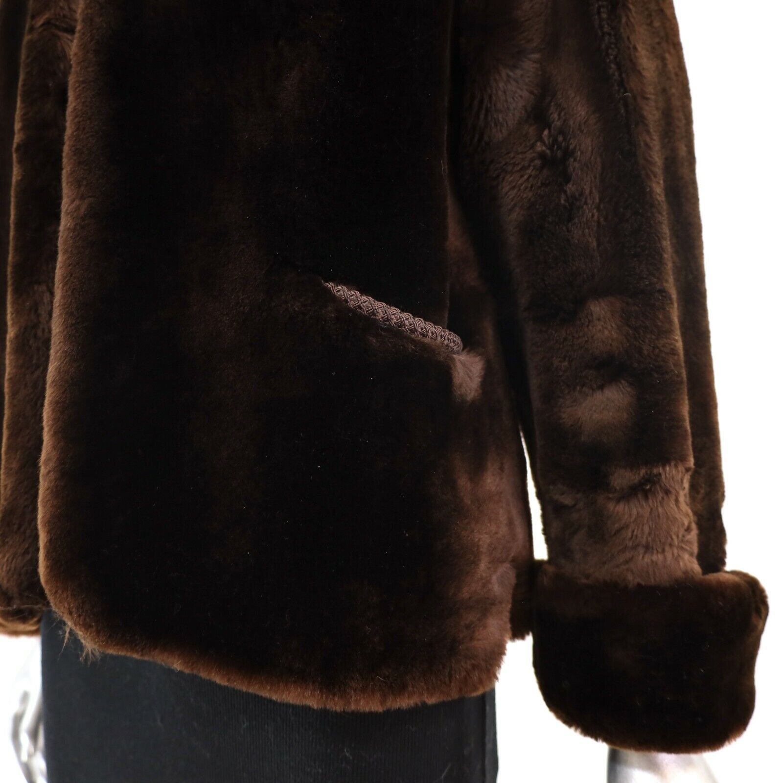 Mouton Jacket- Size XS (Vintage Furs) - image 7