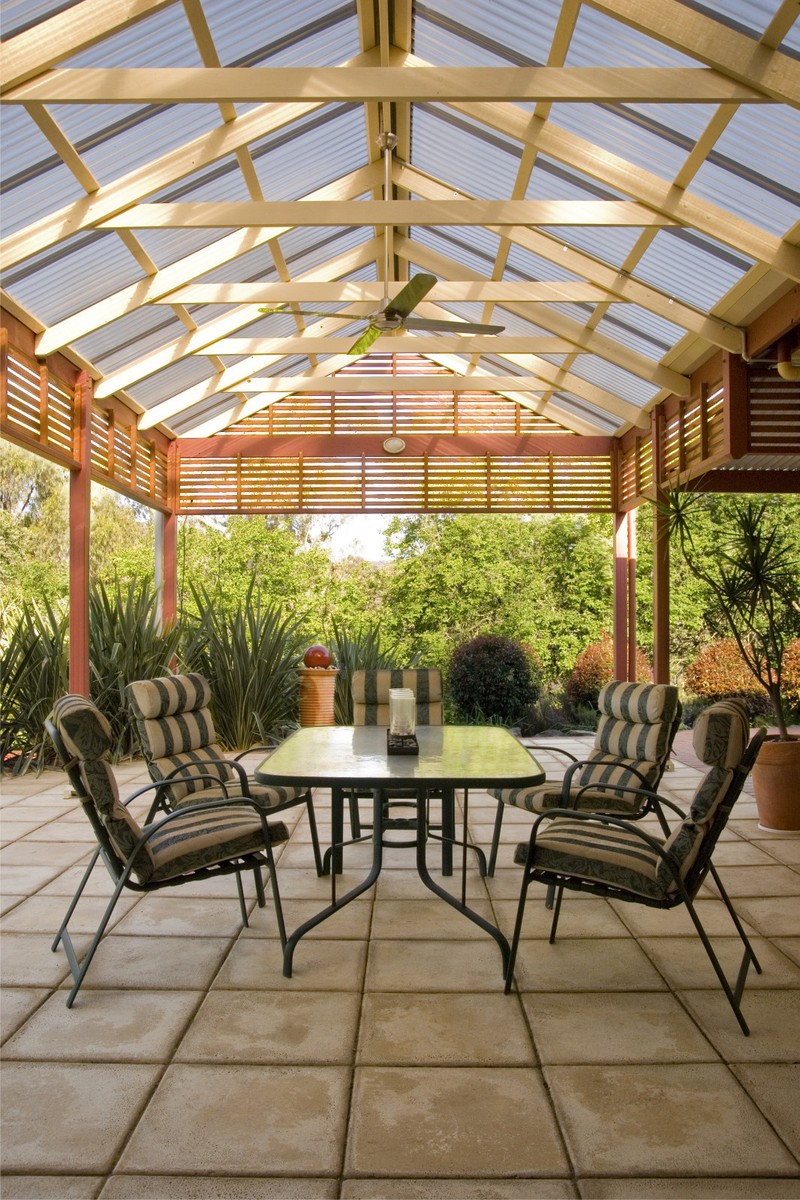 CLEAR Corrugated Polycarbonate Pergola Patio Roofing 9000Lx860Wx0