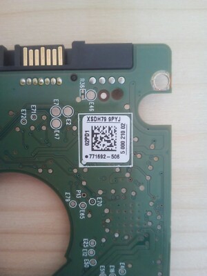 Carte PCB Contrôleur Pour Disque Dur WD2500BEKT-75VMT0 - Réf. 2060-771692-006 - Interface SATA II - Occasion / Vendu Pour Réparation