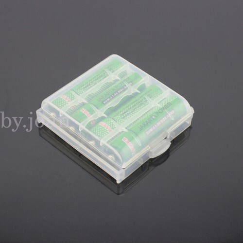 4/8x AA AAA Battery Batteries Storage Case Clear Holder Box Hard Plastic 5 Grid - Picture 3 of 15