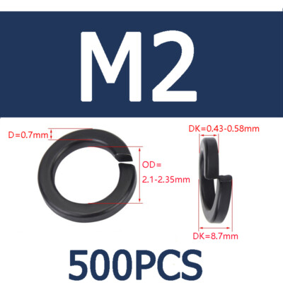 M2-M30 black carbon steel Spring washer Spring cushion