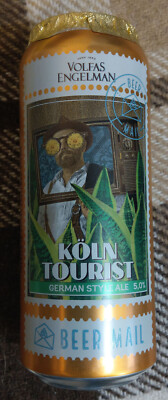 Empty Beer Can  KOLN TOURIST Volfas Engelman Beer Can