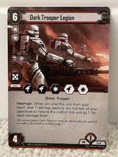 0577 Dark Trooper Legion 2013 Join Us Or Die Star Wars Card CCG