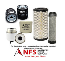 NFS Filter Kit fits JCB 8008 CTS Pro with Perkins Engine (Cav style Pre filter)