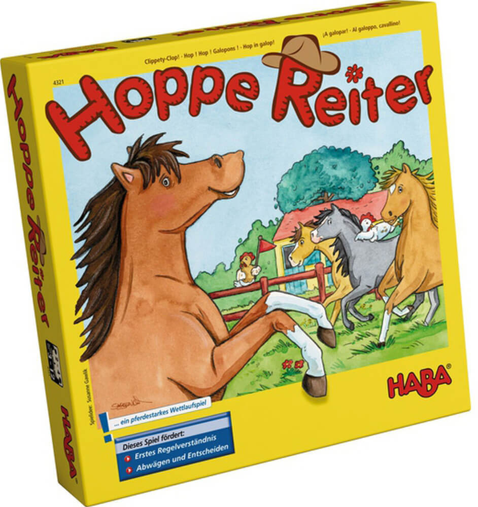 Thumbnail - Haba - Hoppe Reiter, Für 2-4 Spieler, Ca. 10 Min, Ab 3 Jahren