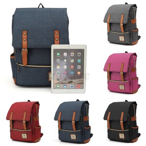 oxford leather backpack