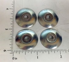 Set of 4 Structo Plated Hubcaps for 3/16" Axles Toy Part STP-027A