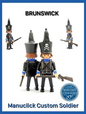 PLAYMOBIL CUSTOM SOLDAT Braunschweig INFANTERIE NAPOLEONISCHE KRIEGE Gewehr