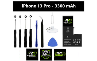 #ad Replacement Battery iPhone 13 Pro 3300mAh High Capacity A2483 A2636 A2638 A2639 $27.99