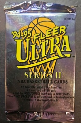 1994-95 Fleer Ultra Basketball Series 2 HOBBY Pack - Hot Pack??? I/O Insert???