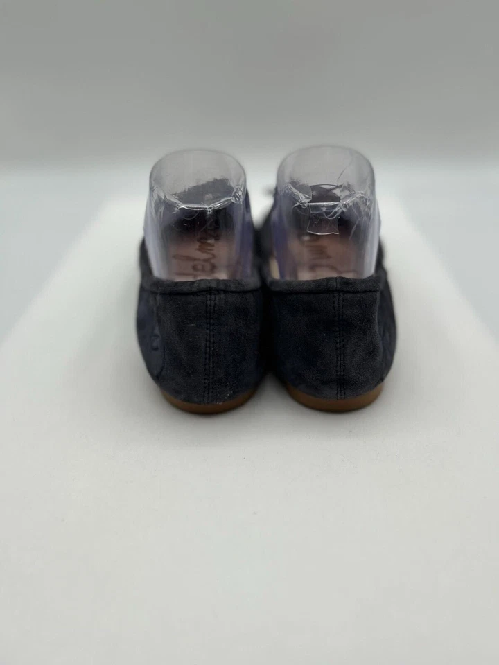 Zapatos planos de ballet Sam Edelman Felicia para mujer talla 9 gamuza negra H8794F1500 Foto 3 de 4