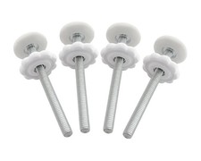 4 Pack Baby Gate Threaded Spindle Rod 8MMM8 Screw Bolts Hardware Parts Kit