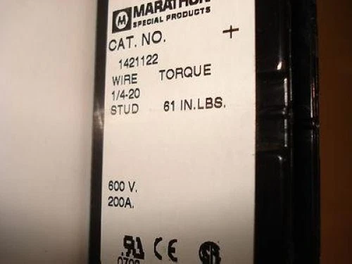 Marathon 1421122 Non Shorting Single Terminal Block NSNP - Image 2 of 4